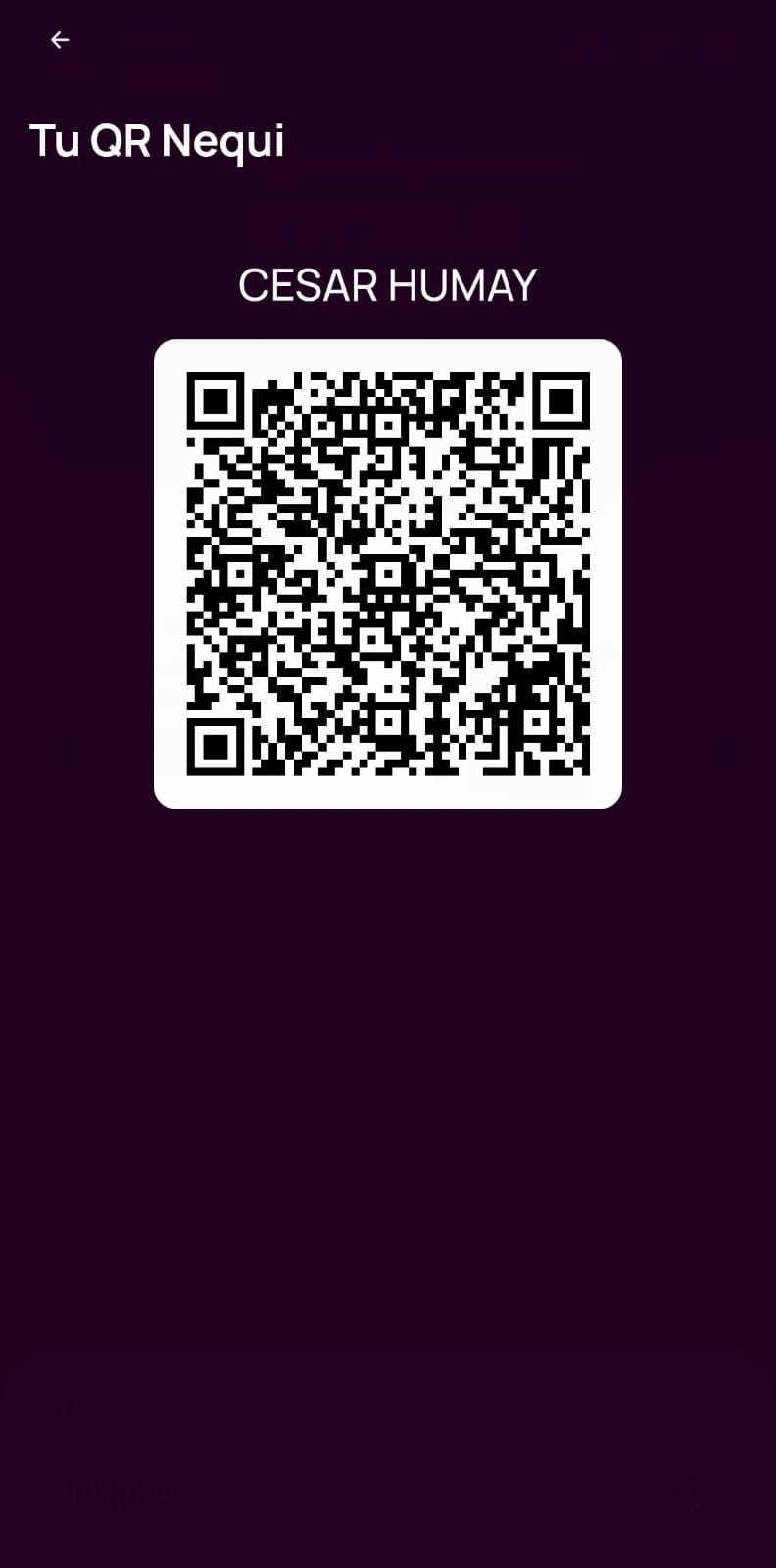 Código QR de Nequi