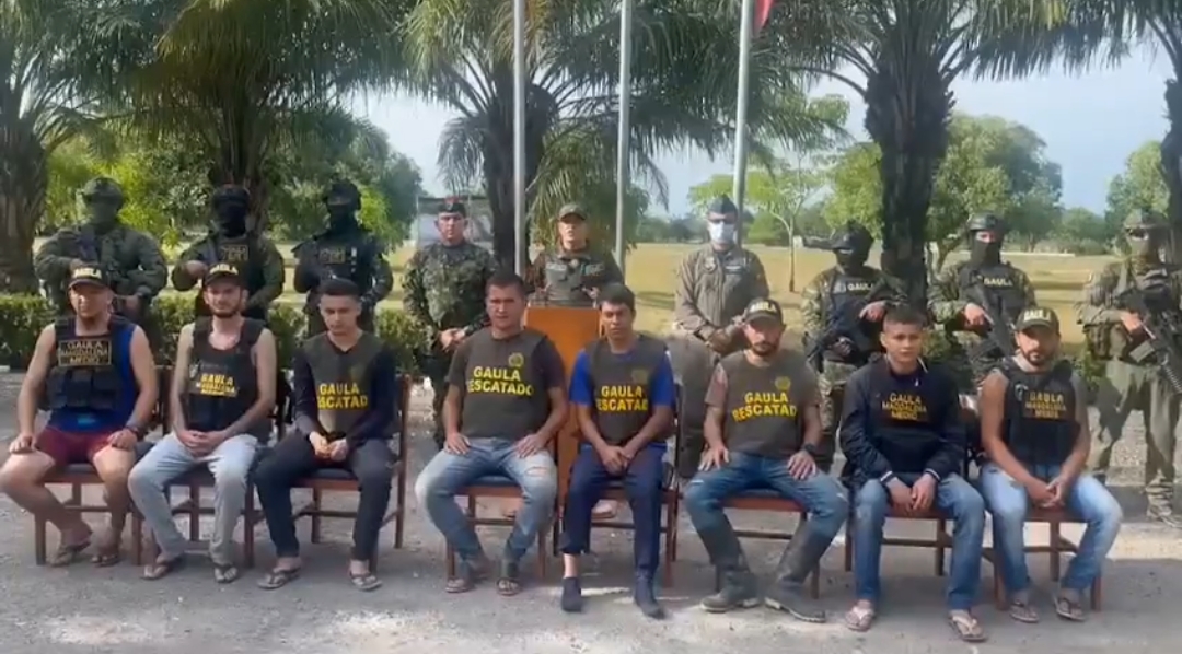 RESCATAN A OCHO PERSONAS SECUESTRADAS POR EL ELN EN EL CATATUMBO